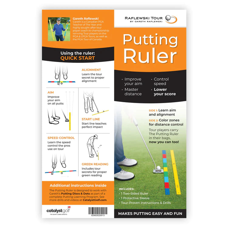 Raflewski Tour Putting Ruler (Colour)